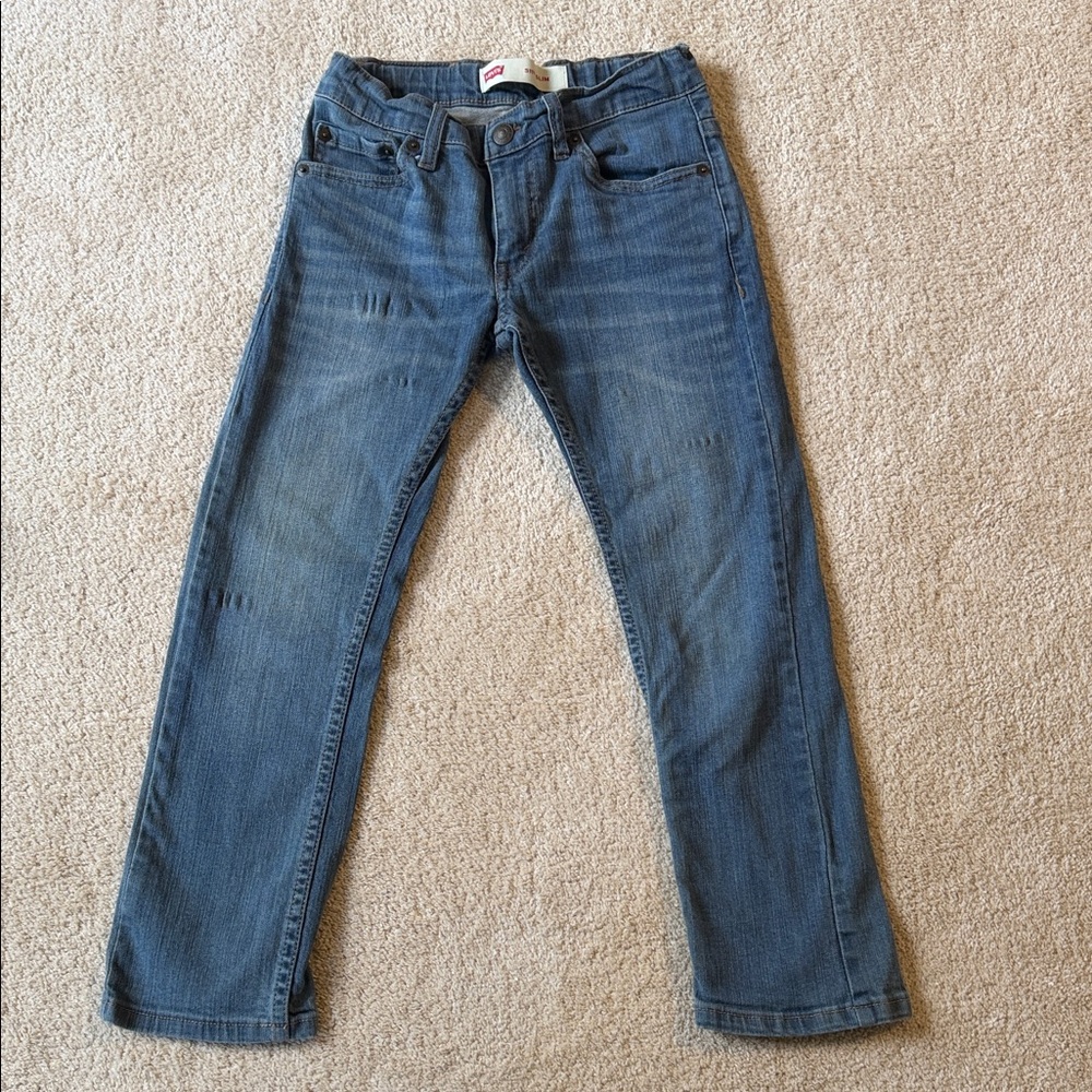 Levi's Boy’s Blue Straight Jeans
